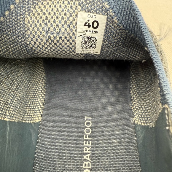 Vivobarefoot Womens Trainers Primus Asana Casual Lace-Up Leather Textile Blue 9 - Picture 8 of 8